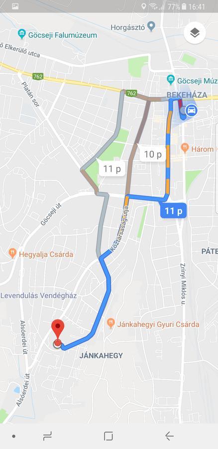 Hegyalja Apartman 佐洛埃格塞格 外观 照片